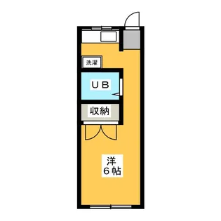 レディースキューヴ【1階】の間取り