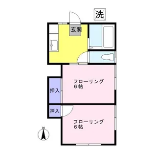 さつき荘【2階】の間取り