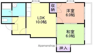 エメラルドハイツVI【2階】の間取り