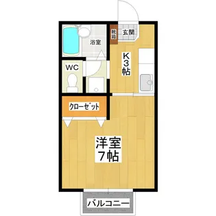 スドウハイツ【2階】の間取り