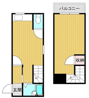 エクラ東住吉II【5階】の間取り