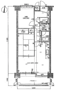 サンシティ東桜町【7階】の間取り