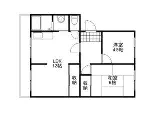国富コーポ【2階】の間取り