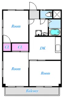 出浦コーポII【2階】の間取り