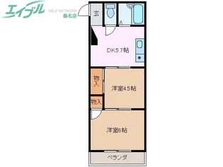 ファームKENZO【2階】の間取り