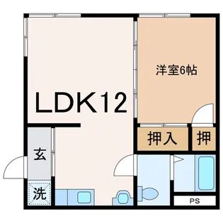 ハイツIM【2階】の間取り