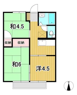 メゾン成和【2階】の間取り