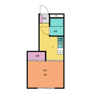 ハイツヤマサ【2階】の間取り