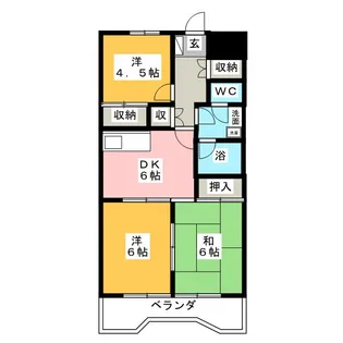 露木ビル第2【4階】の間取り