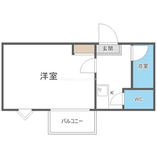 リヴァー住之江A・B棟【4階】の間取り