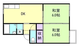プレジール塩屋【2階】の間取り