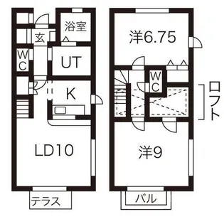 ガーデンプレイス Bの間取り