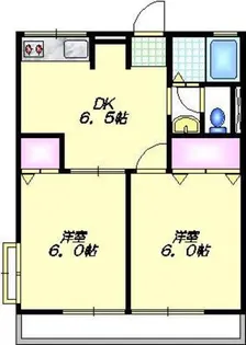 シティハイム パークサイド【1階】の間取り