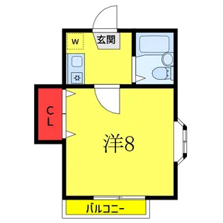 ホワイトヒル【2階】の間取り