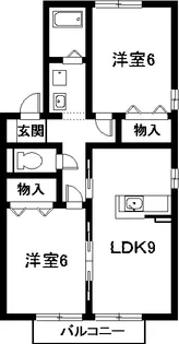 オレンジハウス 北館【2階】の間取り