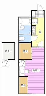 LA☆SANJINO【2階】の間取り