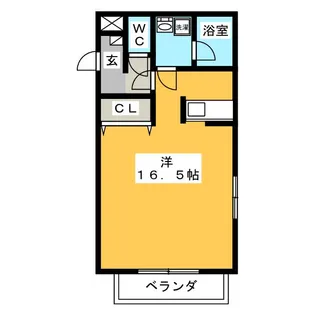 ミオプランシェ【2階】の間取り