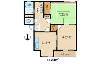 メゾンファミール【2階】の間取り