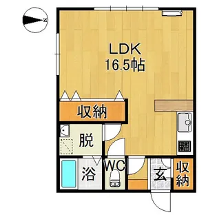 パーカスアレイ【1階】の間取り