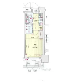 プレサンス上前津フィット【6階】の間取り