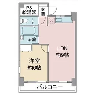 山の手荘【3階】の間取り