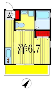 タマパレス【2階】の間取り