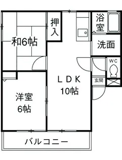 レイエステート【1階】の間取り