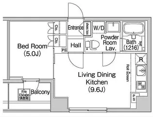 コンフォリア上野広小路【10階】の間取り