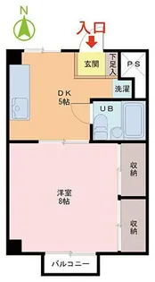 プリンス大谷【2階】の間取り