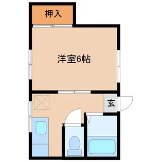 ハイツ・マツオカ【1階】の間取り