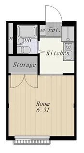 メゾンボヌール【2階】の間取り