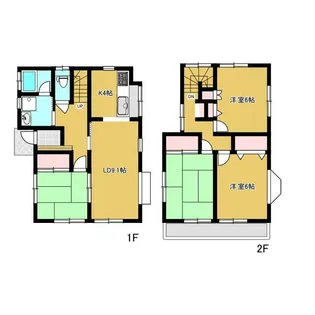 神奈川県厚木市温水西2【一戸建】の間取り