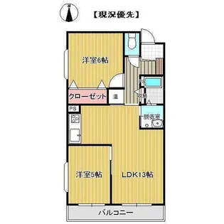 山形県山形市南館4【アパート】の間取り