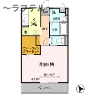 セジュールZEN参番館【3階】の間取り