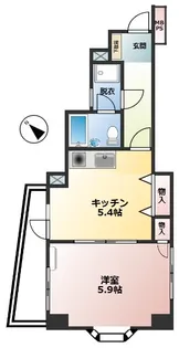 ライオンズマンション拝島第二【2階】の間取り