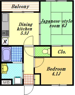 サンライズヨシオカ【3階】の間取り