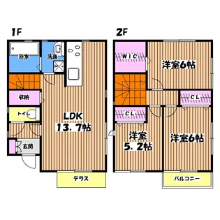 東京都町田市矢部町【一戸建】の間取り
