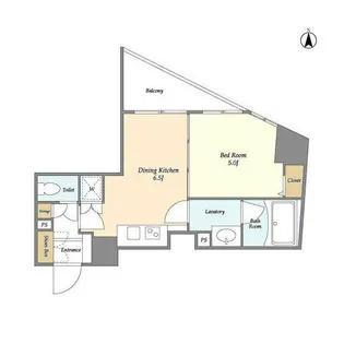 リバーレ芝公園【10階】の間取り