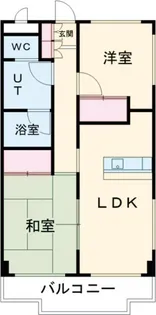 クレセントパレス【1階】の間取り