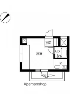 スカイコート立川2【2階】の間取り
