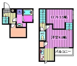 CB大宮カルム【2階】の間取り
