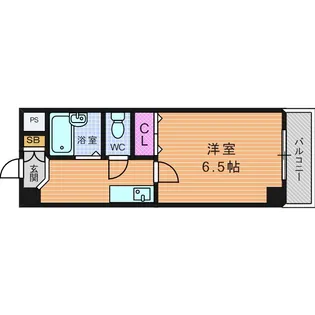 ∞中之島アンフィニ【7階】の間取り