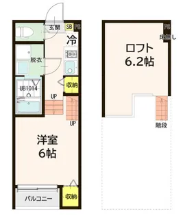 フィーロ【2階】の間取り