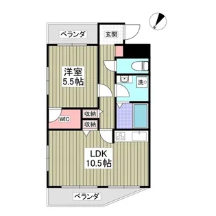 サングレース光ヶ丘【3階】の間取り