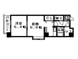 ウイング円山北町【4階】の間取り