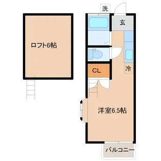 ケーズコート【2階】の間取り