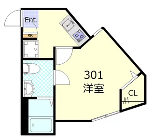 CSスクエア【3階】の間取り