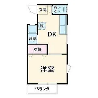 クレールO【2階】の間取り