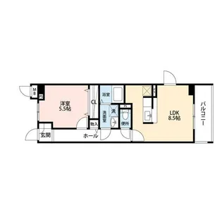 レジーナコンテ【1階】の間取り