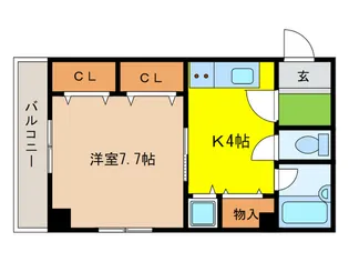 ハーバーステージ神戸【5階】の間取り